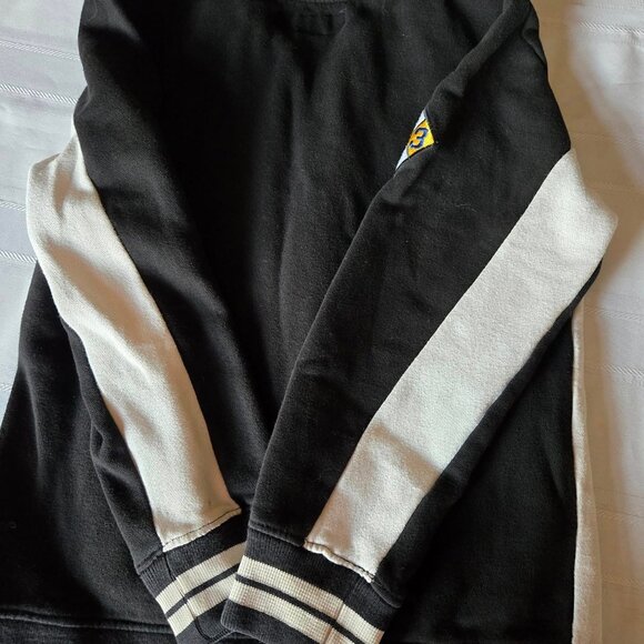 Boys Size 10/12  U.S. Polo  Black & White Full Zip Logo Jacket - Picture 5 of 10